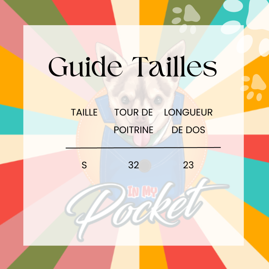 guide de taille chien