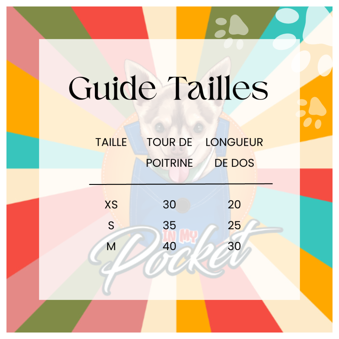 guide taille chien