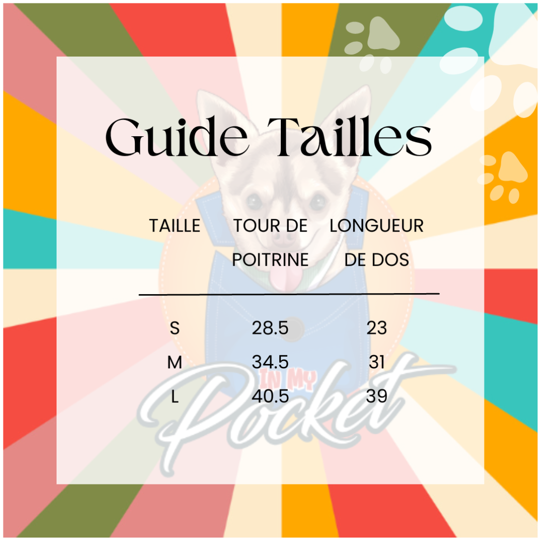 guide taille