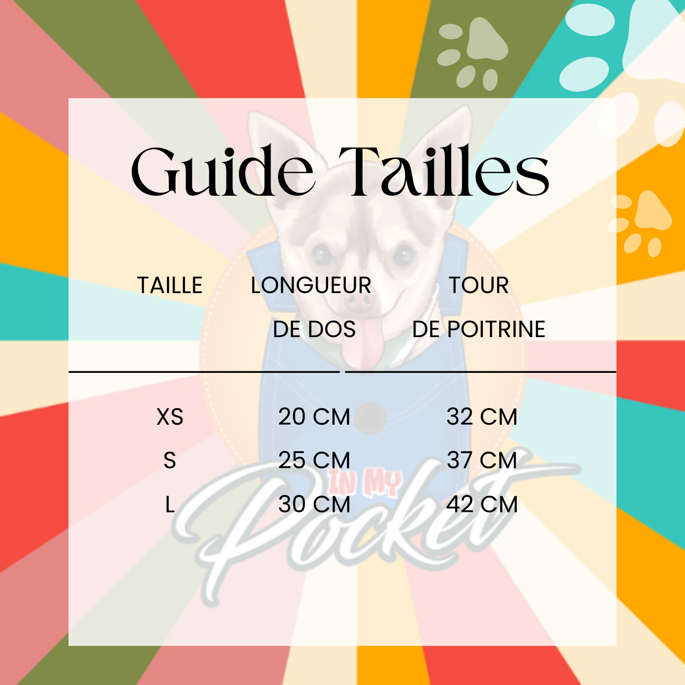 guide taille