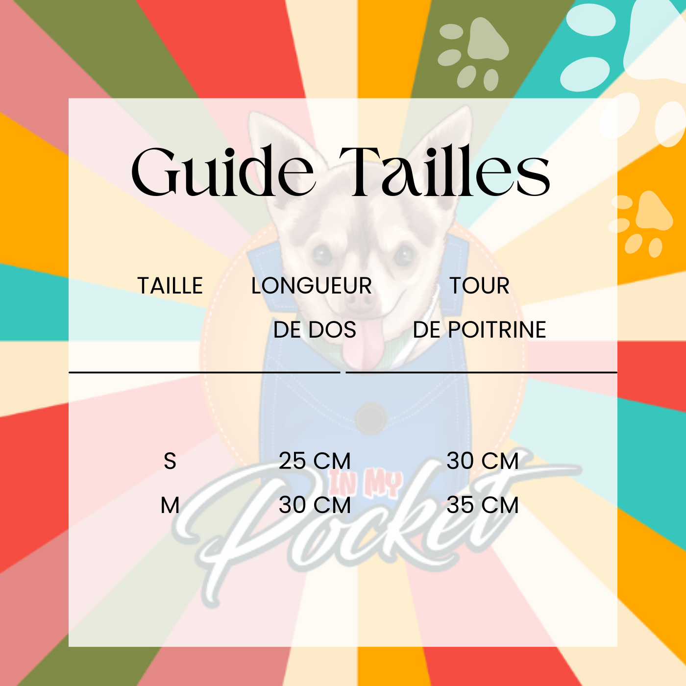 guide taille