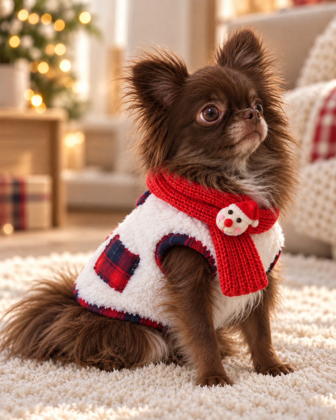 Gilet polaire de Noël - Image 1
