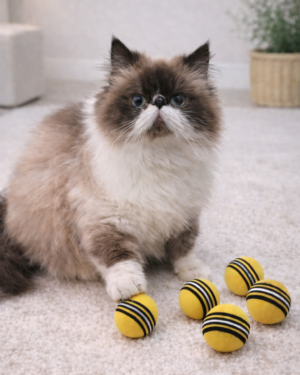 Lot de 5 balles en mousse